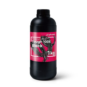 Phrozen 工程韌性 Tough 100E 樹脂 - 黑色 (1KG裝) 3D列印耗材