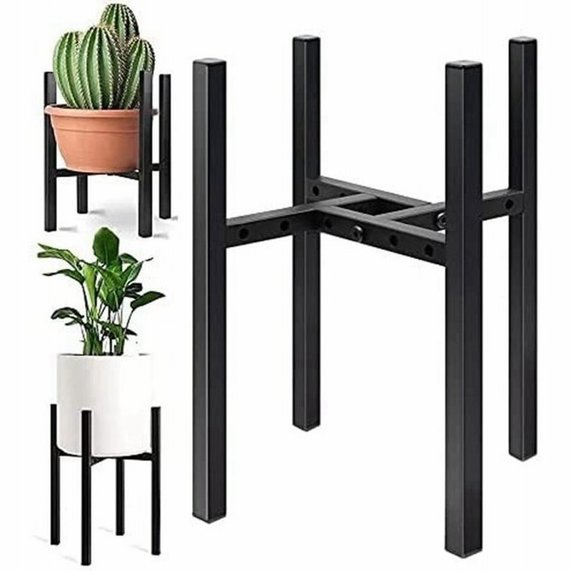 フラワースタンド 幅22 31cmまで調整 花台 鉄製 鉢スタンド 観葉植物 台 植木鉢おき プランター プラントスタンド 100kg耐荷重 通販 Lineポイント最大get Lineショッピング