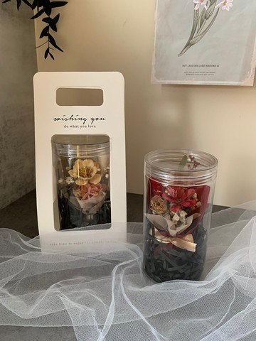 sueing_blossom  韓式迷你乾燥花罐