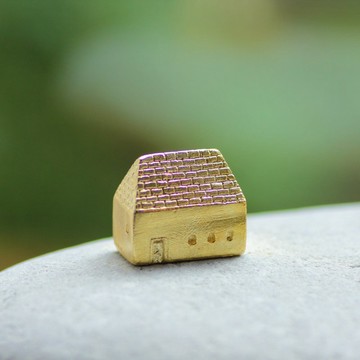 花朵盛開的農家-金屬擺飾、療癒小物
