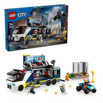 LEGO 60418 警察行動刑事實驗室 Police Mobile Crime Lab Truck  多色  1盒