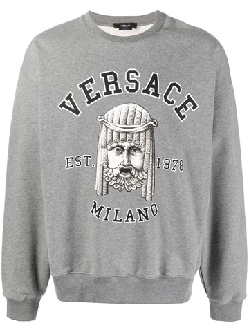 Versace Mask Print Sweatshirt