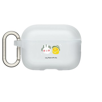 AirPods Pro 2 AirPods Case 透明 - 懶散兔與啾先生 Lazy Rabbit and Mr.Chu - Let's travel