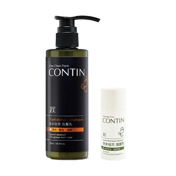 CONTIN 酵素植萃洗髮乳300ml+植萃體驗瓶30ml