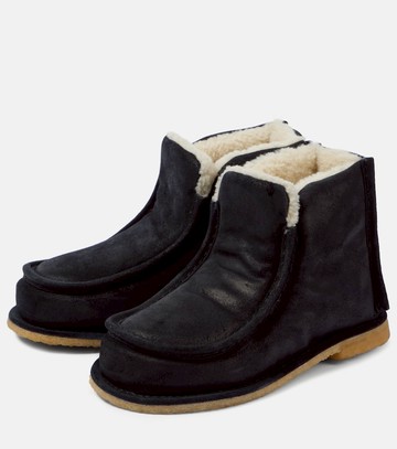 JW Anderson Shearling-lined leather ankle boots
