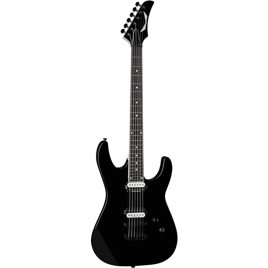 Dean MD24 CBK Modern Select Series Electric Guitar, Classic Black, Book Bundle