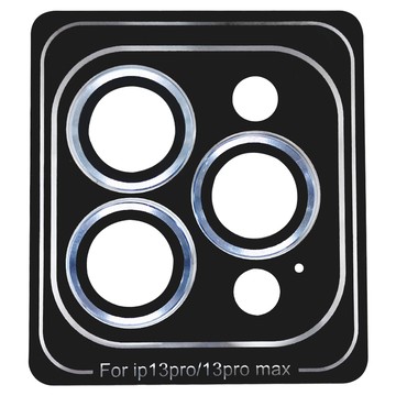 STAR 訊鋒科技 航太鋁金屬框鏡頭保護鏡 藍色  iPhone13 Pro  1組