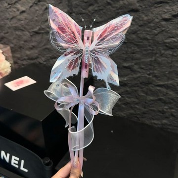 ❀【花中世界】❀會動的蝴蝶仙女系魔法棒手工diy材料日常紀念日生日禮物送女朋友