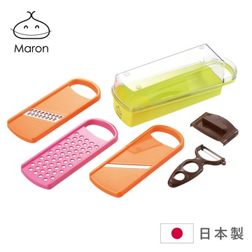 下殺359 Maron4合1多功能蔬果切菜組/刨刀器/切片器/磨泥器