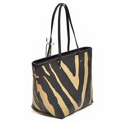 COACH タクシー ジップ トート バッグ コーチ/トートバッグ/タクシー ジップ トート 24/黒×ベージュ
