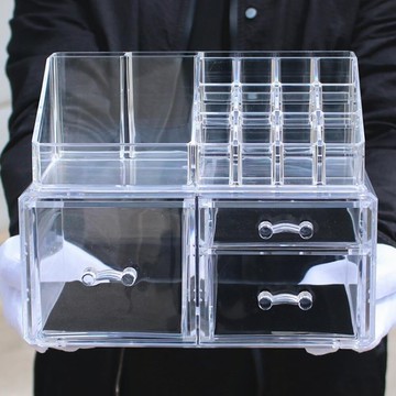 透明化妝品收納盒抽屜式亞克力收納架