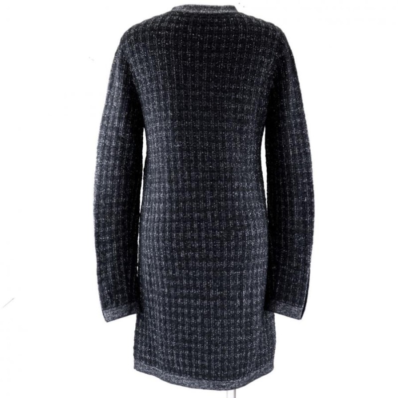 シャネルココマークパールニットワンピース34