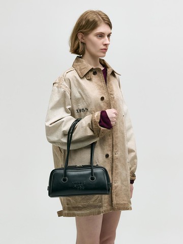 SOFT BAGUETTE BAG_black plain