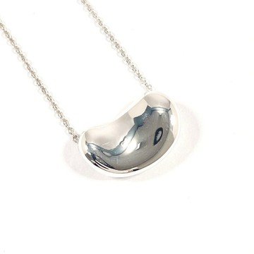 【日本直送 二手美品】蒂芙尼 TIFFANY&Co. 項鍊 豆豆 艾爾莎・柏 લે提 925 純銀 拋光處理