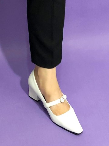 UI Strap Pumps 5 M-IG-180801 White
