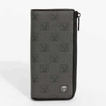 PLAYBOY - L拉長夾  Debonair系列 - 灰色