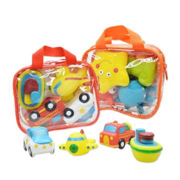 兒童軟膠噴水玩水洗澡玩具