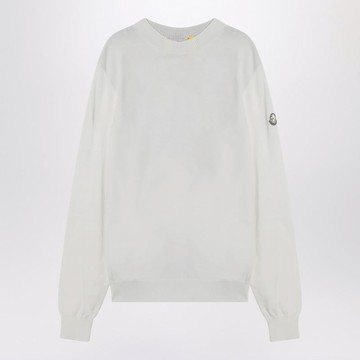 Moncler X Mercedes-Benz By Nigo White Jumper With Logo Print