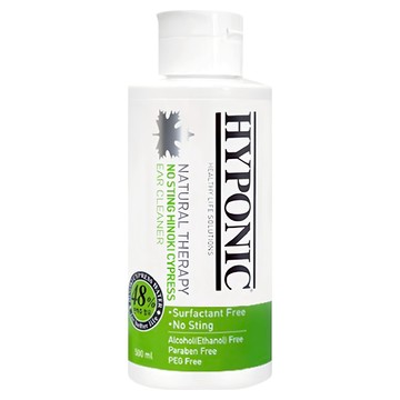 HYPONIC 極致低敏扁柏水潔耳露  含48%扁柏水  無界面活性劑  無刺激  500ml  1瓶
