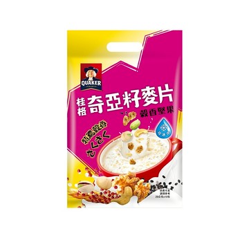 【桂格】奇亞籽麥片-穀香堅果29gx10包/袋❄️可冰沖/熱沖 ?帶有酥脆口感