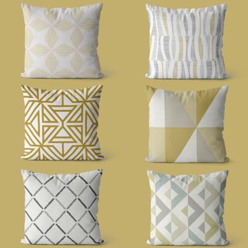 北歐幾何風格棉麻抱枕靠墊客廳樣板沙發擺設腰墊裝飾靠枕汽車腰靠