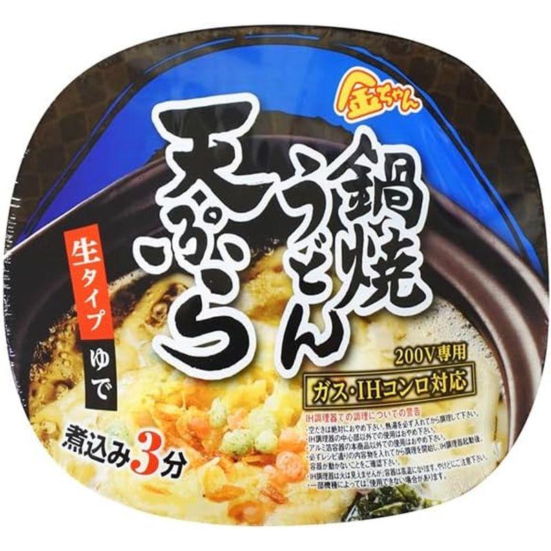 徳島製粉 金ちゃん 鍋焼うどん 天ぷら 217g×12個入