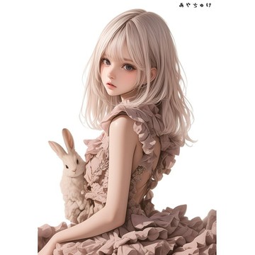 【3 月新品 2】07-095-0173 人物貼紙 動物與甜美蕾絲