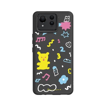 Zenfone 11 Ultra SolidSuit 黑 - MacaronToe 馬卡龍腳趾 - 小熊軟糖派對 Gummy Party