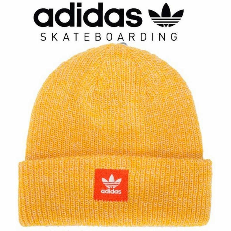 アディダス ニット帽 Adidas Skateboarding ニットキャップ 帽子 アディダス オリジナルス ストリート アメカジ トレフォイルロゴ イエロー系 通販 Lineポイント最大0 5 Get Lineショッピング