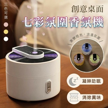 【U-like】加濕器 七彩香薰機 加濕機 香薰器 七彩香薰機 香薰加濕器 USB供電 可加精油