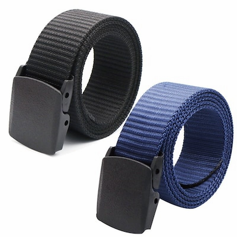 金属アレルギー対応 無段階調整で頑丈 ベルト メンズ 編み込み 黒 サバゲー 作業用 ミリタリー 通販 Lineポイント最大1 0 Get Lineショッピング