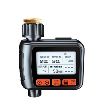 自動定時器 意馳 YICHI 自動澆水器 中文大屏雨感定時器 單機 定時澆花器 澆灌噴霧噴頭噴淋系統 花園灌溉滴灌智能器