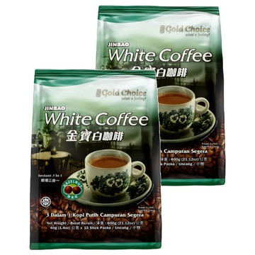 Gold Choice 金寶 即溶榛果白咖啡 600g  40g  15入  2袋