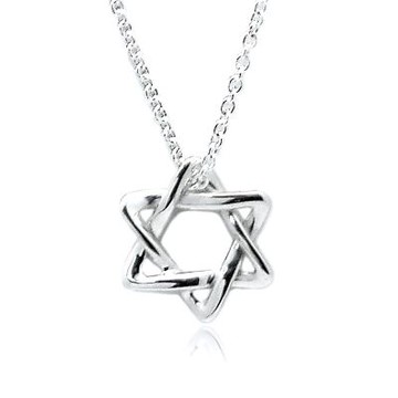 (近新品) Tiffany&Co. 蒂芙尼 大衛之星925純銀項鍊