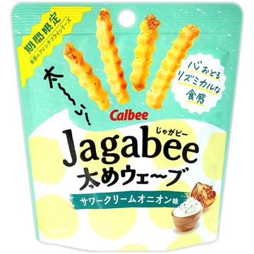 Calbee 卡樂先生波浪薯條-酸奶油洋蔥風味 35g