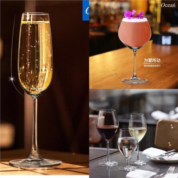 匯福 十多年老店泰國ocean紅酒杯家用玻璃杯葡萄歐式高腳杯酒具