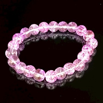 台灣出貨阿賽斯特萊梵天透體高頻水晶能量水晶紫水晶手鍊手環手串