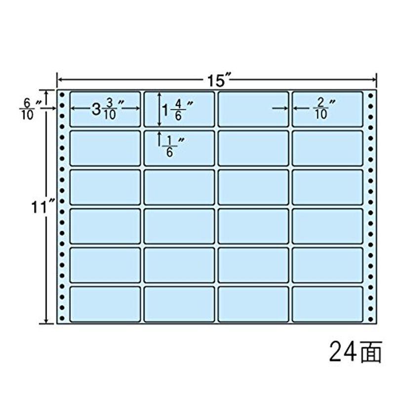 東洋印刷 タックフォームラベル 15インチ ×11インチ 24面付(1ケース500