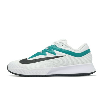 Nike 硬地網球鞋 Zoom Vapor Pro 3 HC 男鞋 白 綠 黑 支撐 氣墊 FZ2161-104