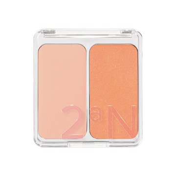 2aN摩登雙色腮紅#12橘子汽水 4.4g + 3g