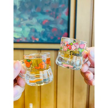 白酒杯家用玻璃杯子套裝時尚年輕人洋酒杯小號一口杯烈酒小盞酒盅