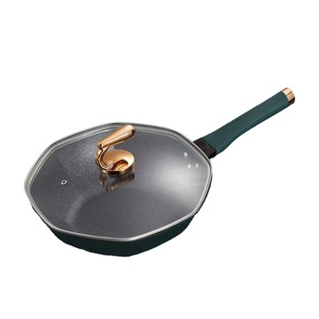 提把八角不沾鍋  32cm  1個