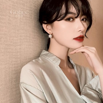 【Gulicc 】古莉可 耳環 輕奢鋯石耳環