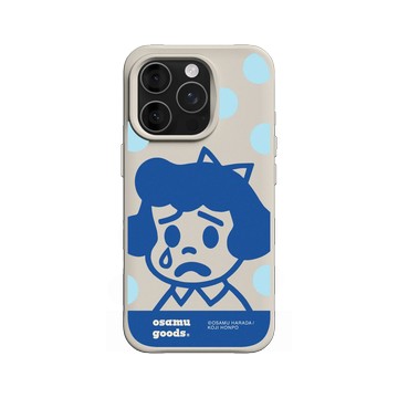 iPhone 16 Pro SolidX 貝殼灰 - OSAMU GOODS - 大圓點系列-Betty