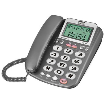 【小刮傷】 台灣三洋 SANLUX (SANYO)來電顯示有線電話機 TEL-831