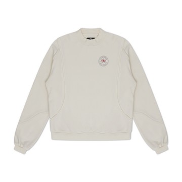 CONVERSE CNY新年 YOTS CREW EGRET 長袖上衣 女 棕色 米白色_10028116-A01