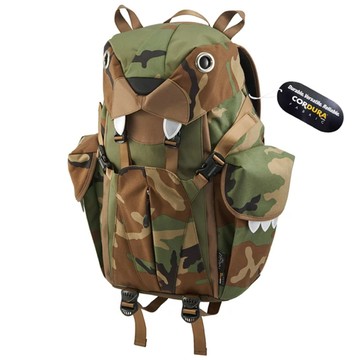 Morn Creations｜正版可愛老虎後背包 BC-301-CA 迷彩 (L)