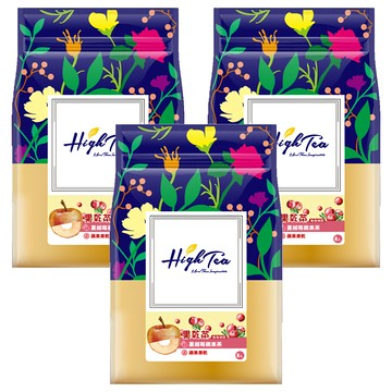 High Tea 伂橙 果乾茶 蔓越莓蘋果茶包 + 蘋果乾  5g  8包  3袋