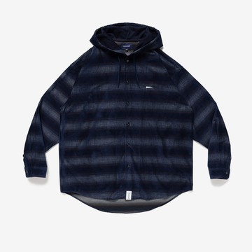 AirRoom 正品現貨 2023AW DESCENDANT MULE HOODED STRIPE 連帽 鯨魚 襯衫