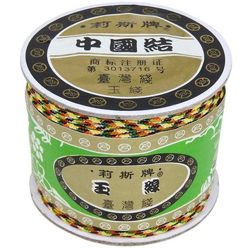 【吉祥開運坊】整卷五色【DIY開運金蔥五色線 1卷 有粗及細兩款可供選擇】